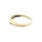 Image 6 of Two-tone gold ring with zirconia