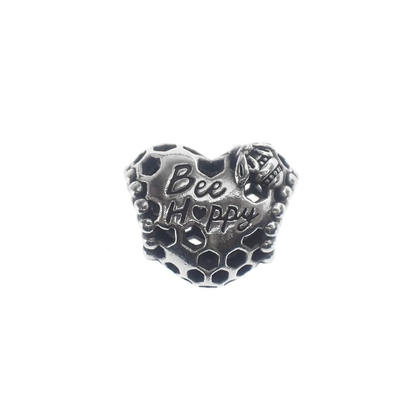 Image 1 of Pandora Moments charm; Silver; Bee Happy