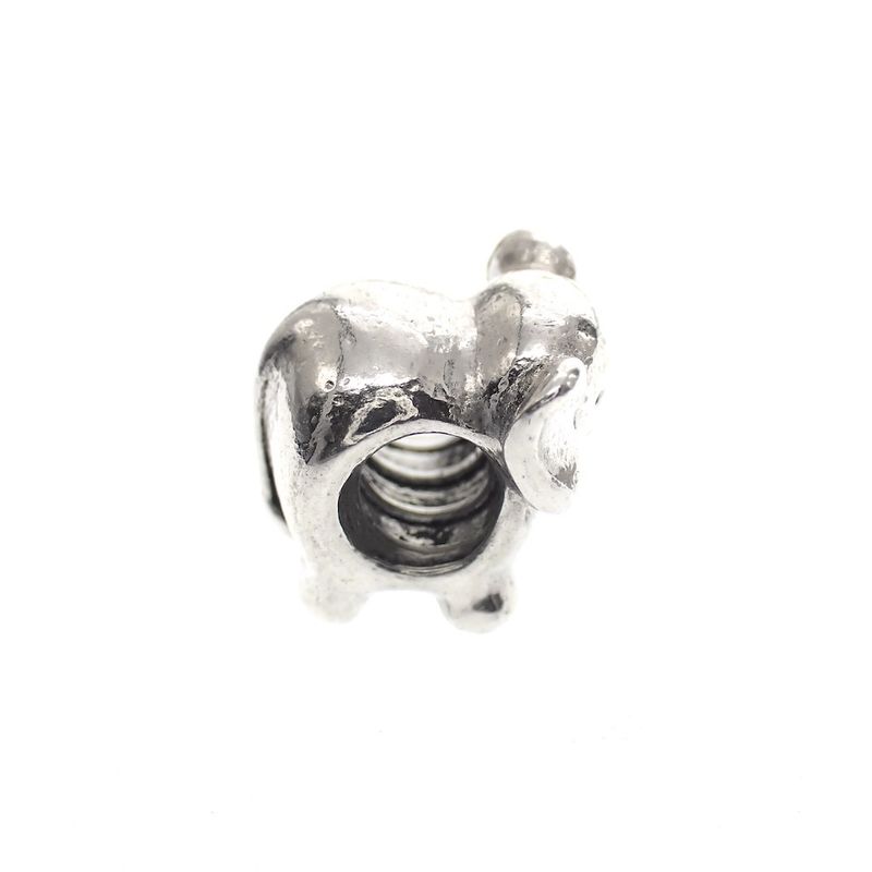 Image 5 of Pandora charm; Silver; Elephant