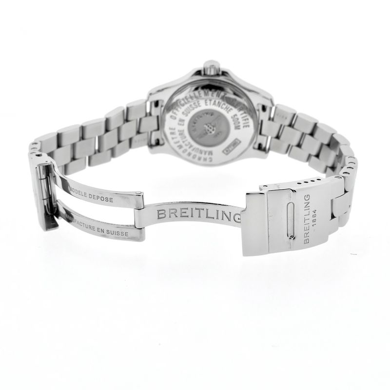Image 11 of Breitling Colt Oceane 'Diamonds' A77380; Women's watch with diamond bezel