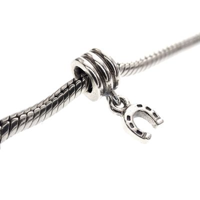 Image 2 of Pandora charm; Silver; Hanging Head