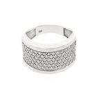 Image 7 of White gold pavé ring with zirconia