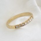 Image 4 of 18-karat gold ring with diamonds | 0.21 ct.