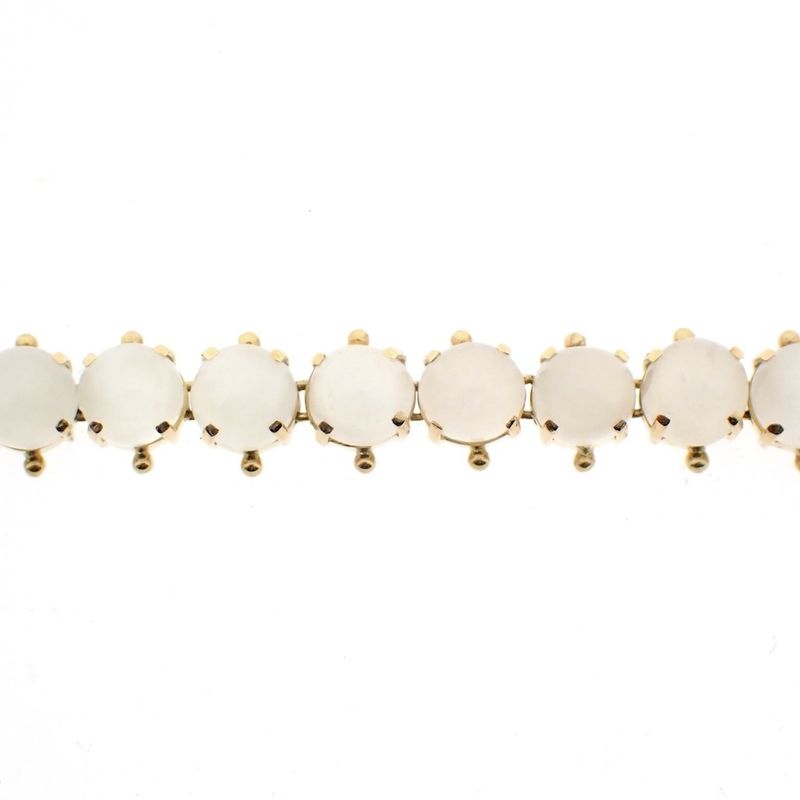 Image 8 of Gold bracelet with moonstones