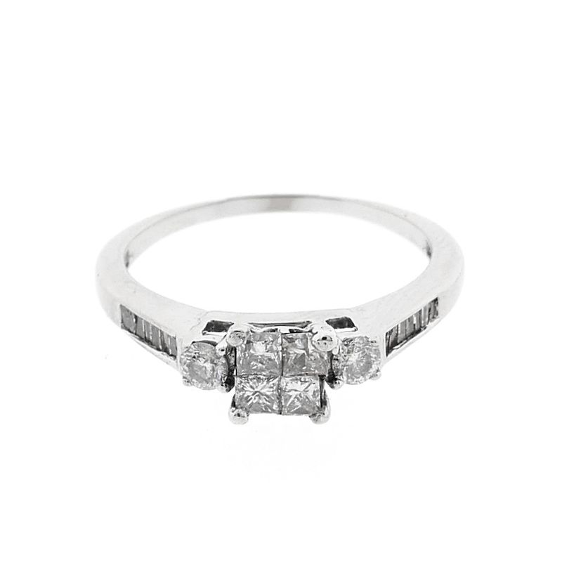 Image 6 of 8 carat fantasy ring with diamond 0.50 ct.