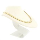 Image 3 of Bicolor gold fantasy link necklace.