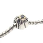 Image 2 of Pandora charm; Silver with gold; Stone Charm
