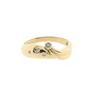 Image 2 of Gold subtle ring with zirconia
