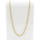 Image 1 of Long gold twisted link chain