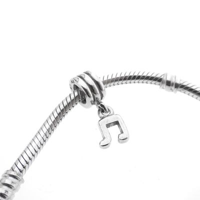 Image 2 of Pandora charm; Silver; Music Note