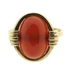 Image 4 of Gold ring with fire opal