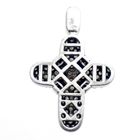 Image 6 of 18-karat white gold cross pendant with diamonds | 1.47 ct.