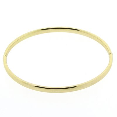 Image 1 of Gold smooth slave bracelet | Ø 63 mm