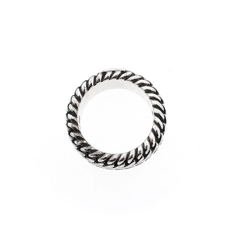 Afbeelding 7 van Zilveren Buddha to Buddha Chain Textuur Ring