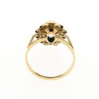 Afbeelding 7 van Gouden ring met aquamarijn