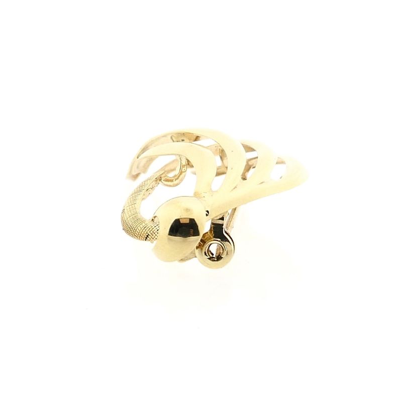 Afbeelding 10 van Gouden abstracte broche