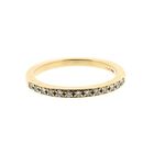 Image 3 of Gold ring with diamonds; 0.13 ct.