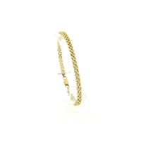 Gold Bismarck link bracelet | 18.5 cm