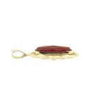 Image 4 of Vintage gold pendant with carnelian