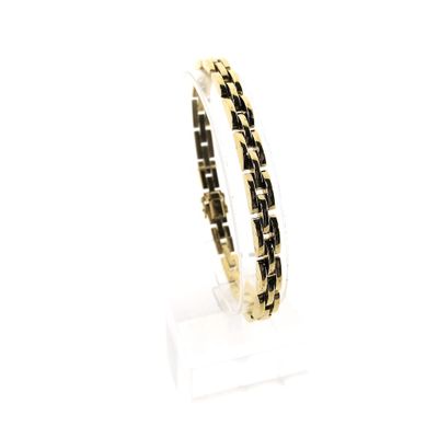 Gold Bismarck link bracelet Image 1 of Gold Bismarck link bracelet