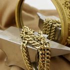 Image 2 of Sturdy gold gourmet link chain | 53.5 cm