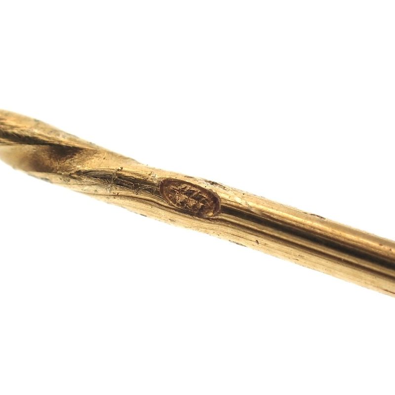 Image 5 of Gold lapel pin with coin of the Dutch Youth Association