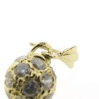 Image 6 of Gold ball stud earrings with zirconia