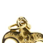 Image 4 of Gold harlequin pendant with diamond | 0.005 ct.