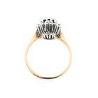 Image 6 of Gold ring with sapphire and diamond | 0.18 ct.