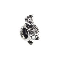Pandora charm; Silver; Silver Giraffe Charm