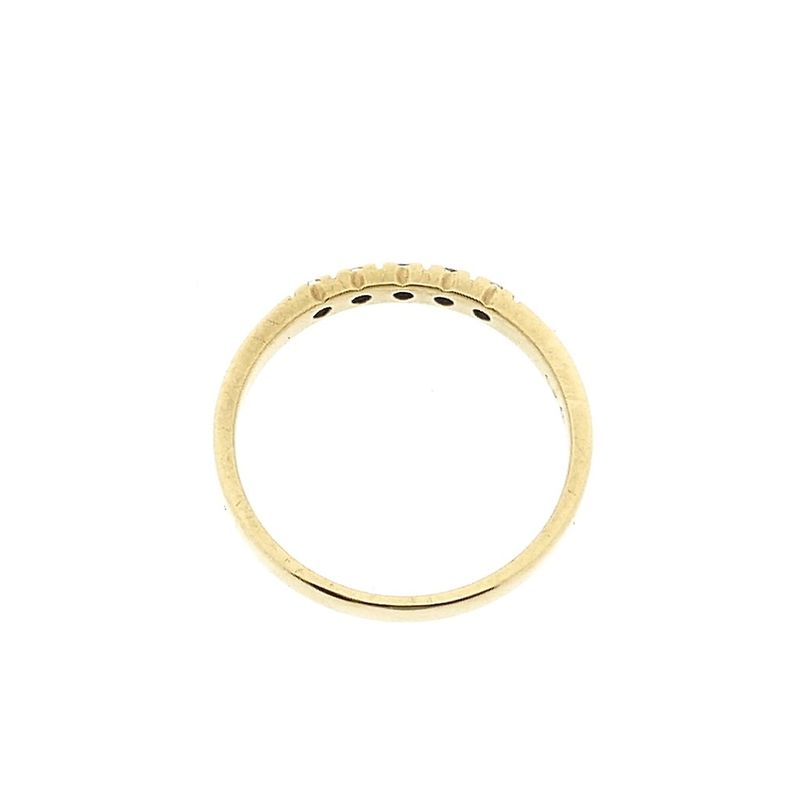 Image 5 of Gold ring with zirconia