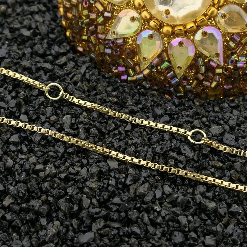 Image 2 of Golden Venetian link chain
