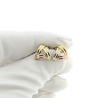 Image 11 of Tricolor gold stud earrings