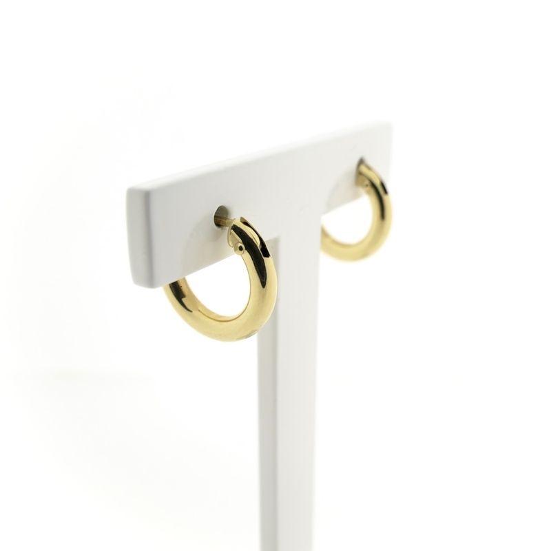 Image 4 of Gold earrings Ø 15.9 mm