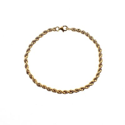 Image 1 of 18K Gold Twisted Bracelet | 19 cm