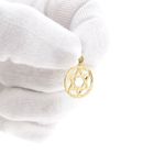 Image 10 of Gold pendant of a Star of David