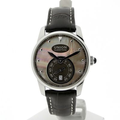 Image 2 of Union Glashütte Seris; Automatic watch with mother-of-pearl dial