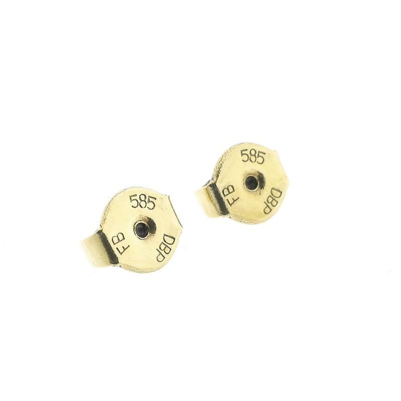 Image 7 of Gold stud earrings knot