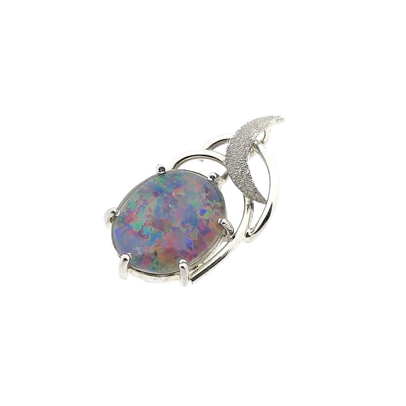 Image 7 of 9 Carat Triplet Opal Pendant