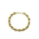 Image 3 of Gold twisted link bracelet