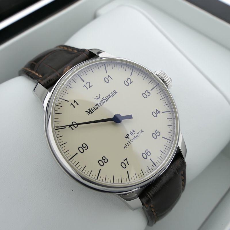 Image 17 of Meistersinger No. 03 Automatik; Automatic men's watch