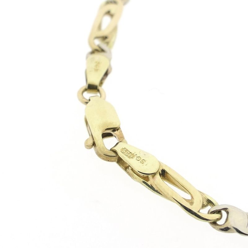 Image 4 of Two-tone gold fantasy link bracelet | 19 cm