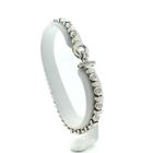 Image 1 of 18K white gold tennis bracelet with 1.23 ct. diamond | 19 cm