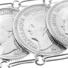 Image 5 of Silver Queen Wilhelmina coin bracelet | 17 cm