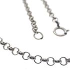 Image 2 of Silver long jasseron necklace | 76 cm