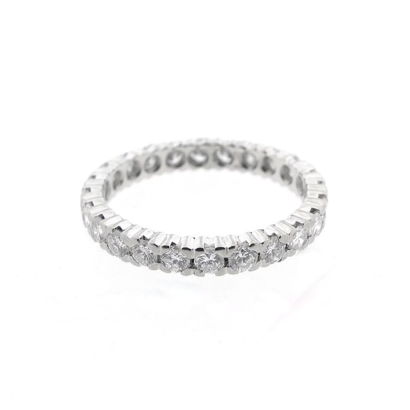 Image 3 of White gold Constant alliance ring with diamond | 1.2 ct.