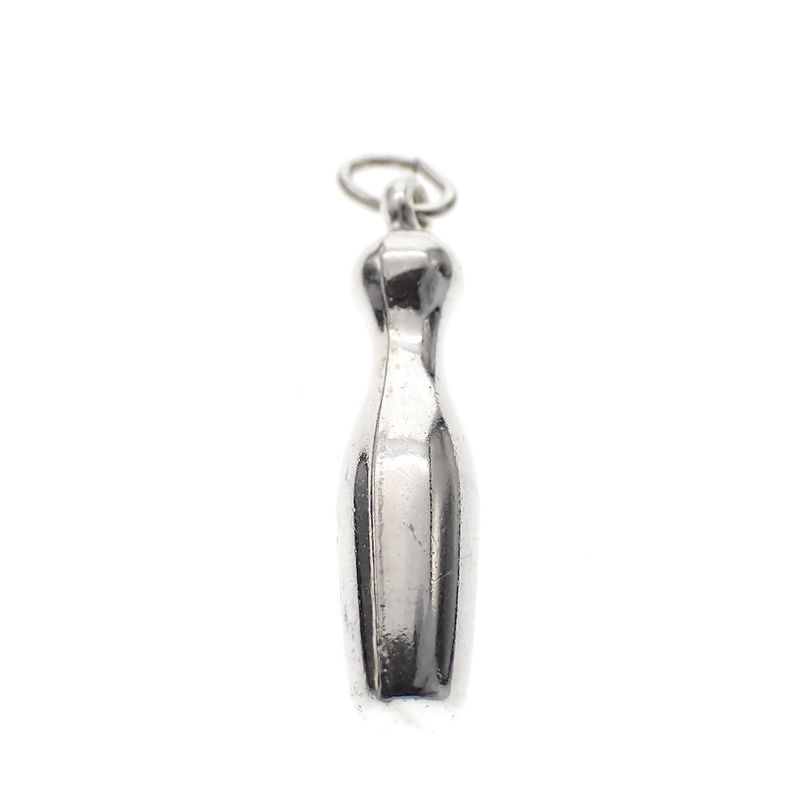 Image 1 of Silver charm; Bowling pin