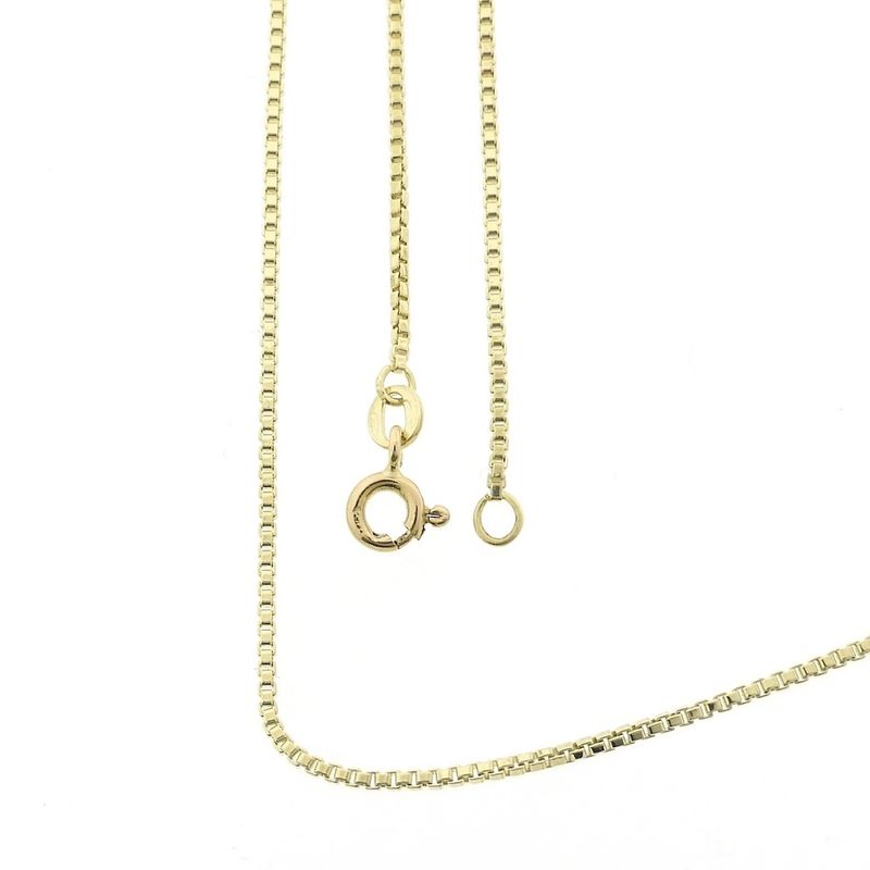 Image 1 of Golden Venetian link chain.