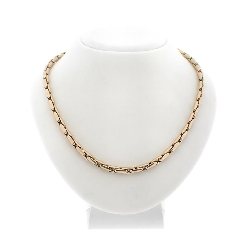Image 7 of Gold Cardano link necklace | 46.5 cm