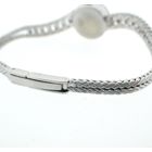 Image 7 of Omega vintage dress watch; 18k white gold women's watch with diamonds